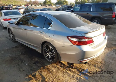 2017 Honda Accord Sport из США, поврежденный, VIN 1HGCR2F58HA122145